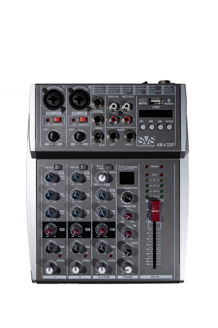 SVS Audiotechnik mixers AM-4 DSP Аналоговый микшерный пульт, 4-канала в Ивантеевке