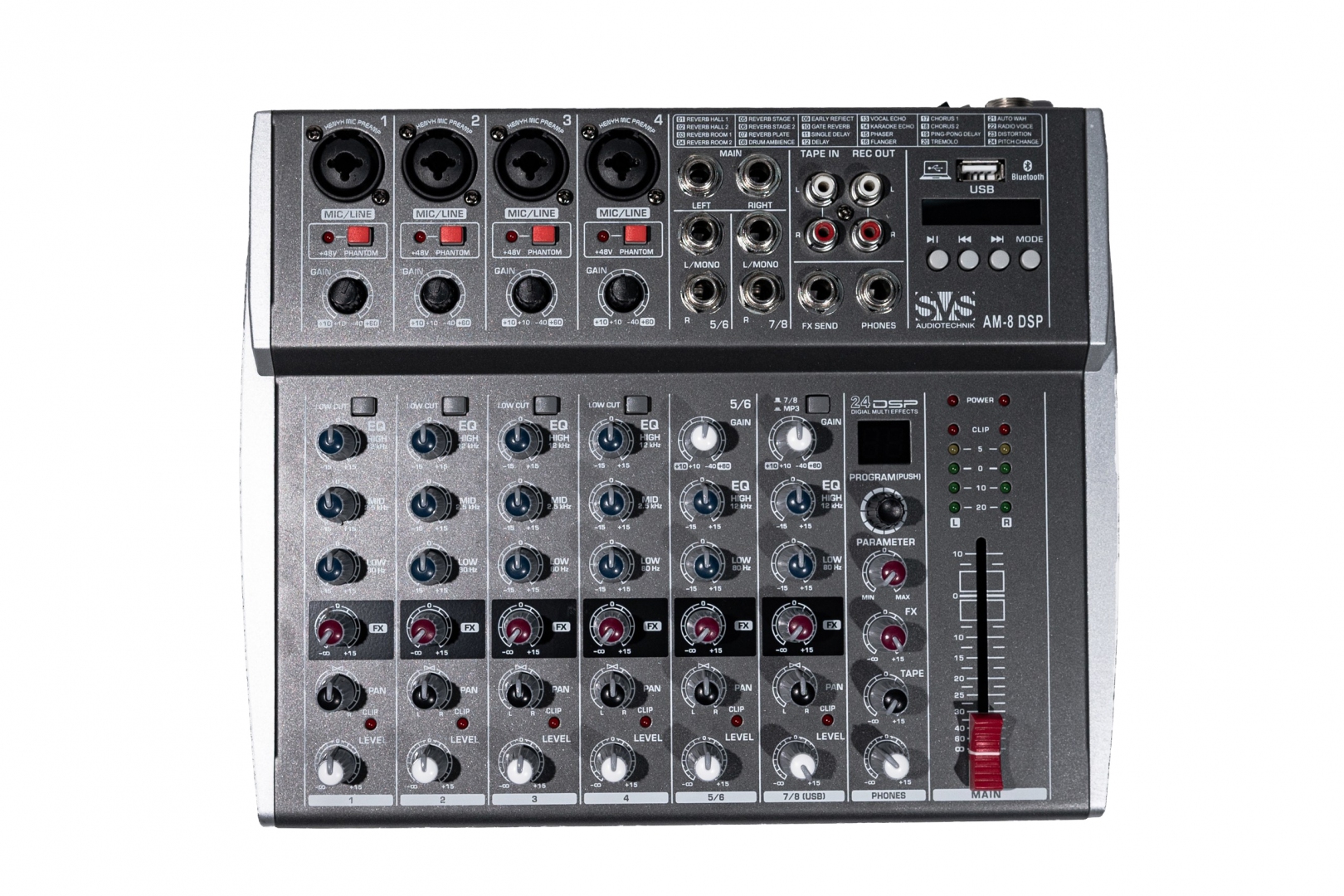 SVS Audiotechnik mixers AM-8 DSP Микшерный пульт аналоговый, 8-канальный в Ивантеевке