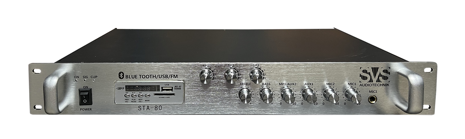 SVS Audiotechnik STA-80 Микшер-усилитель для систем Public Address в Ивантеевке